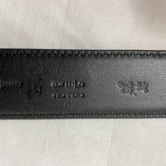 NWT Black Coach Belt Signature Leather - Picture 6 of 7